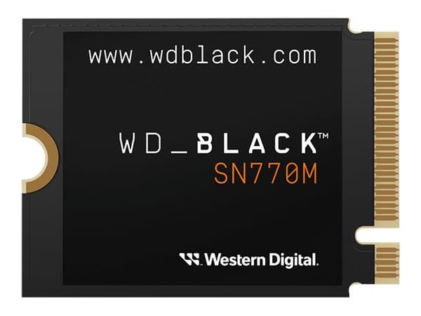 WD_BLACK SN770M WDS500G3X0G - SSD - 500 GB - mobil spelenhet - inbyggd - M.2 2230 - PCIe 4.0 x4 (NVMe)