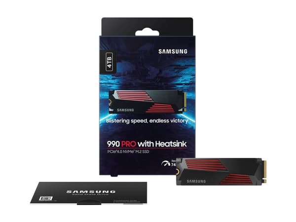 Samsung 990 Pro, 4 TB, M.2, 7450 MB/s