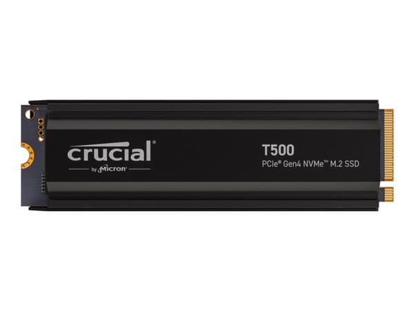 Crucial T500 - SSD - 2 TB - inbyggd - PCIe 4.0 (NVMe)