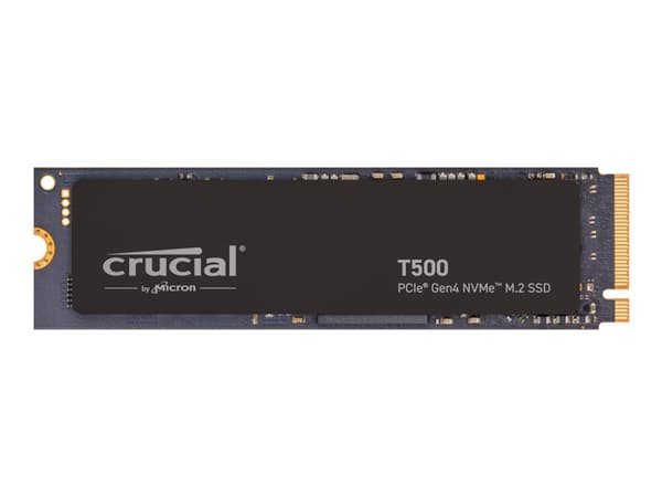 Crucial T500 - SSD - 1 TB - inbyggd - PCIe 4.0 (NVMe) - integrerad kylfläns