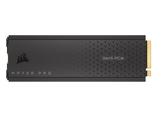 CORSAIR MP700 PRO - SSD - 2 TB - intern - M.2 2280 - PCI Express 5.0 x4 (NVMe) - 256-bit AES - svart