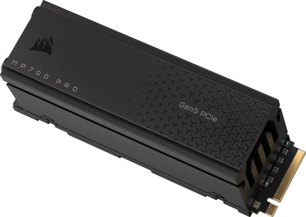 CORSAIR MP700 PRO - SSD - 2 TB - intern - M.2 2280 - PCI Express 5.0 x4 (NVMe) - 256-bit AES - svart