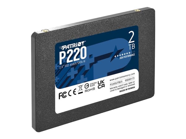 Patriot P220 - SSD - 2 TB - intern - 2.5" - SATA 6Gb/s
