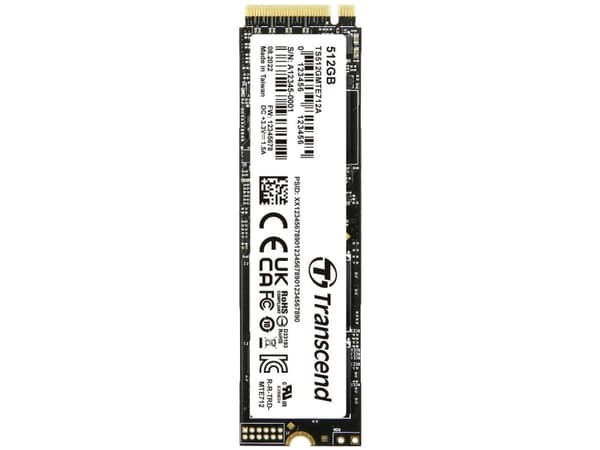 Transcend PCIe M.2 SSDs, 512 GB, M.2