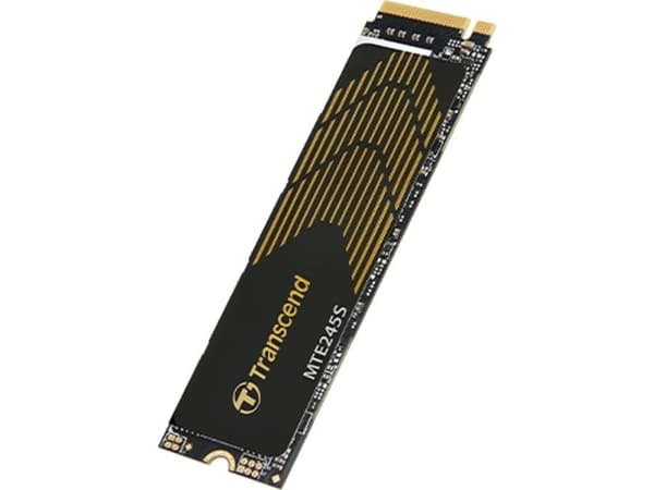 Transcend MTE245S - SSD - 4 TB - inbyggd - M.2 2280 (enkelsidig) - PCIe 4.0 x4 (NVMe) - integrerad kylfläns