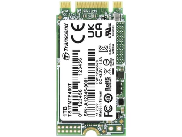 Transcend MTE460T, 1 TB, M.2