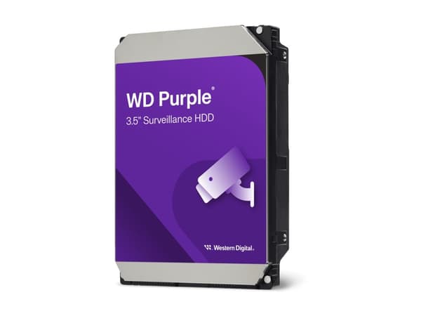 WD Purple WD85PURZ - Hårddisk - 8 TB - intern - 3,5" - SATA 6Gb/s - 5640 rpm - buffert: 256 MB