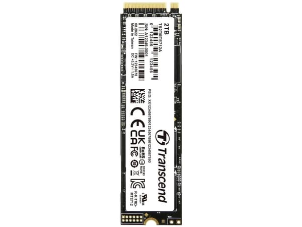 Transcend PCIe M.2 SSDs, 2 TB, M.2
