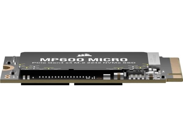 CORSAIR MP600 Micro - SSD - kryptert - 1 TB - intern - M.2 2242 - PCIe 4.0 x4 (NVMe) - 256-bit AES