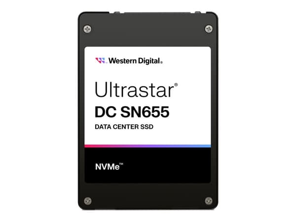 WD Ultrastar DC SN655 WUS5EA138ESP7E1 - SSD - 3,84 TB - intern - 2,5" - U.3 PCIe 4.0 (NVMe)