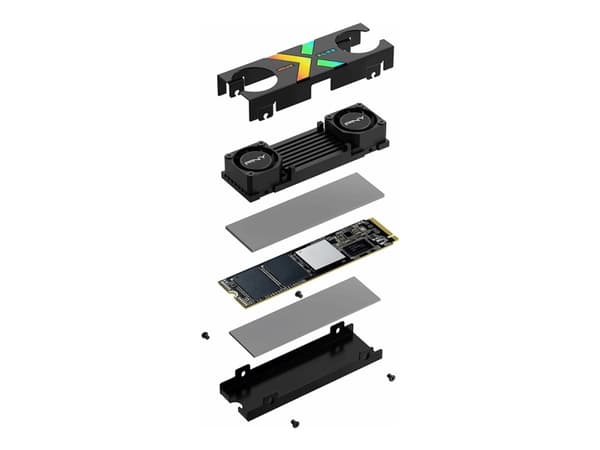 PNY XLR8 CS3150 - SSD - 1 TB - intern - M.2 2280 - PCI Express 5.0 x4 (NVMe)