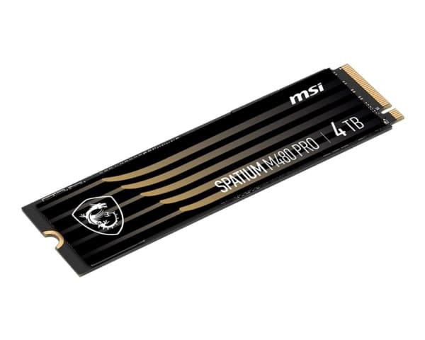 MSI SPATIUM M480 PRO 4 TB PCIe 4.0 NVMe M.2 SSD (S78-440R050-P83)
