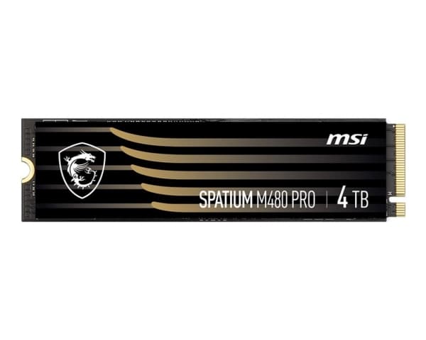 MSI SPATIUM M480 PRO 4 TB PCIe 4.0 NVMe M.2 SSD (S78-440R050-P83)