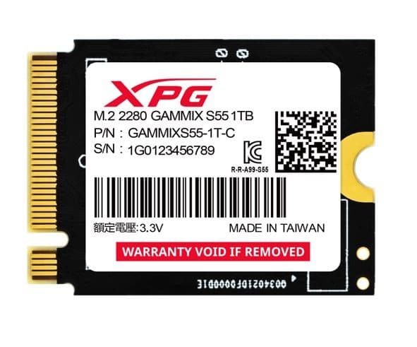 ADATA SSD GAMMIX S55 1TB Gen 4x4 2230