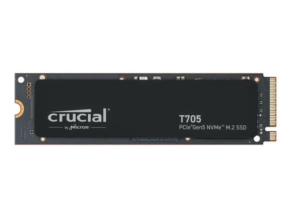 Crucial T705 - SSD - krypterat - 2 TB - inbyggd - M.2 2280 - PCI Express 5.0 (NVMe) - TCG Opal Encryption 2.01