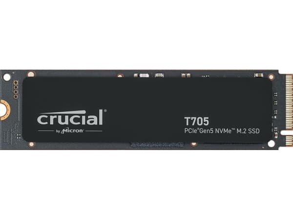Crucial T705 - SSD - krypterat - 2 TB - inbyggd - M.2 2280 - PCI Express 5.0 (NVMe) - TCG Opal Encryption 2.01