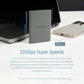 Miniatyrbild 5 av 7: Transcend Portabel SSD ESD360C USB-C 1TB 20Gbps (R2000/W2000 Mb/s)