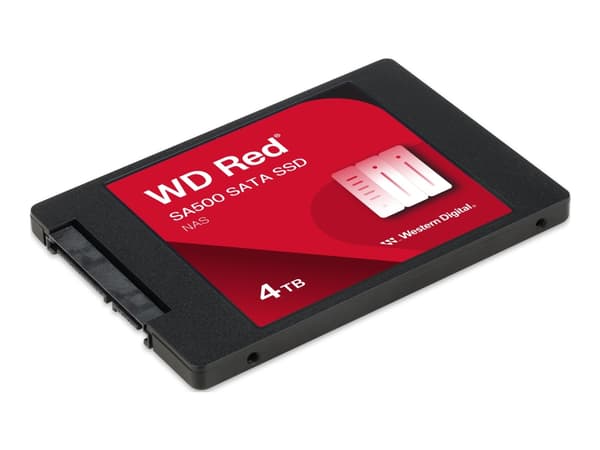 WD Red SA500 WDS400T2R0A - SSD - 4 TB - inbyggd - 2.5" - SATA 6Gb/s