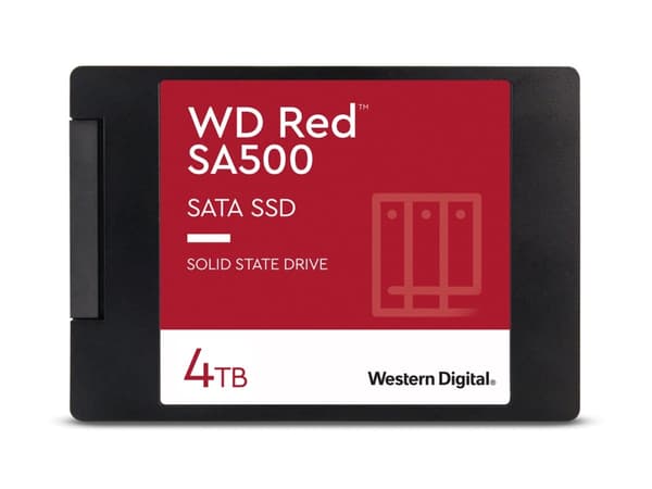 WD Red SA500 WDS400T2R0A - SSD - 4 TB - inbyggd - 2.5" - SATA 6Gb/s