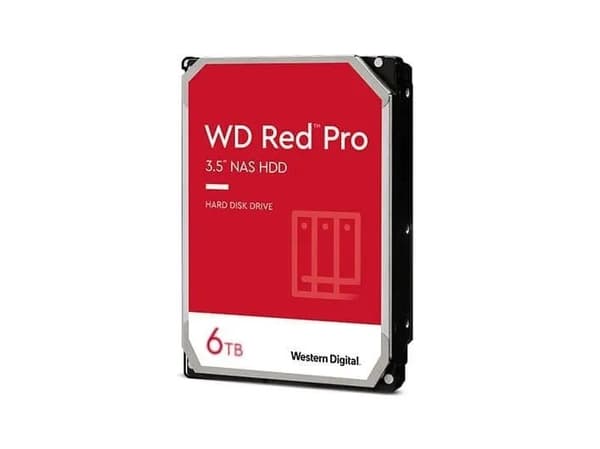 6 TB HDD 8,9 cm (3,5 ) WD-RED PRO WD6005FFBX SATA3 IP 256