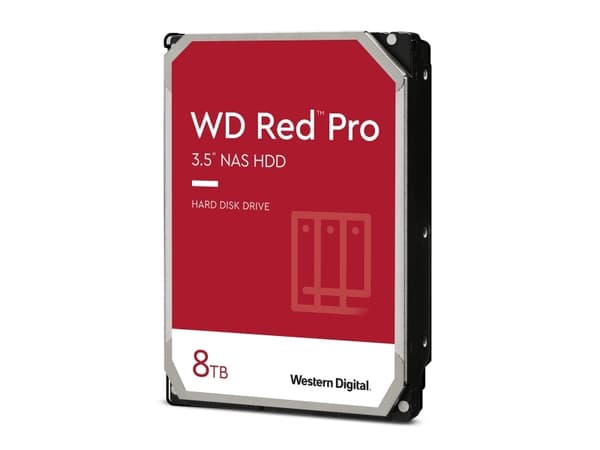 8 TB HDD 8,9 cm (3,5 ) WD-RED PRO WD8005FFBX SATA3 IP 256