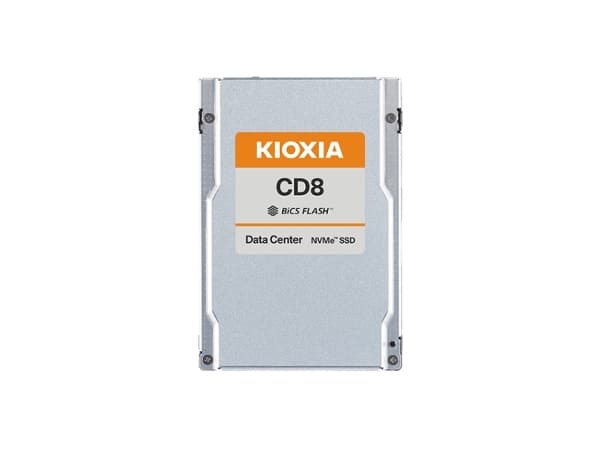 KIOXIA KCD8X Series - SSD - 12800 GB - inbyggd - 2.5" - U.2 PCIe 4.0 x4 (NVMe)