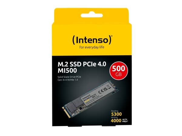 Intenso MI500 - SSD - 500 GB - inbyggd - M.2 2280 - PCIe 4.0 x4 (NVMe)