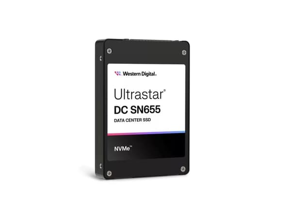 WD Ultrastar DC SN655 - SSD - Datacenter - 15,36 TB - intern - 2,5" - U.3 PCIe 4.0 (NVMe)