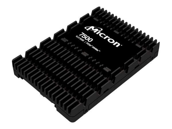 Micron 7500 PRO - SSD - Read Intensive - kryptert - 1.92 TB - intern - 2.5" - U.3 PCIe 4.0 (NVMe) - 256-bit AES, 3072-bit RSA, 208-bit RSA - TCG Opal
