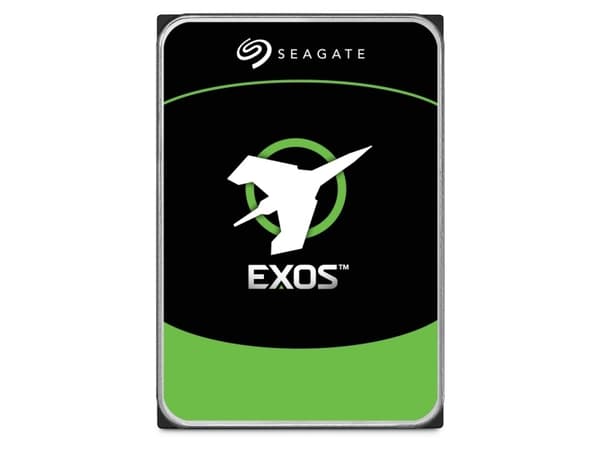 Seagate Exos X18 ST18000NM000J - Hårddisk - 18 TB - intern - SATA 6Gb/s - 7200 rpm - buffert: 256 MB