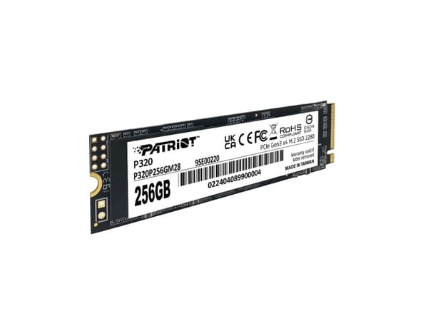 Patriot P320 - SSD - 256 GB - inbyggd - M.2 2280 - PCIe 3.0 x4 (NVMe)