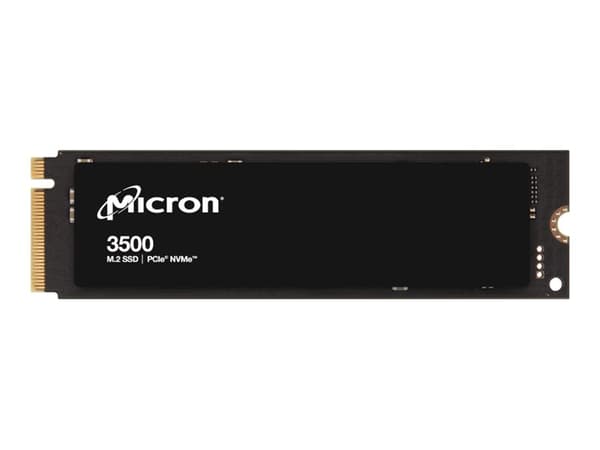 Micron 3500 - SSD - 1 TB - inbyggd - M.2 2280 - PCIe 4.0 x4 (NVMe)