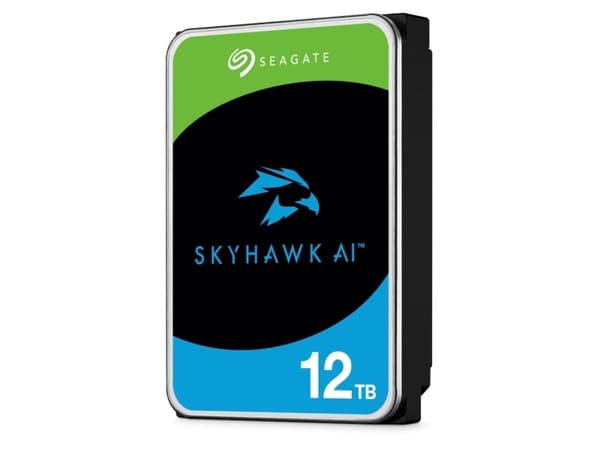 Seagate Surveillance HDD SkyHawk AI, 12 TB, 7200 RPM, 256 MB, 3.5", Serial ATA III