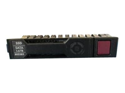 HPE Mixed Use-2 G1 - SSD - 1.6 TB - hot-swap - 2.5" SFF - SATA 6Gb/s - med HPE SmartDrive carrier