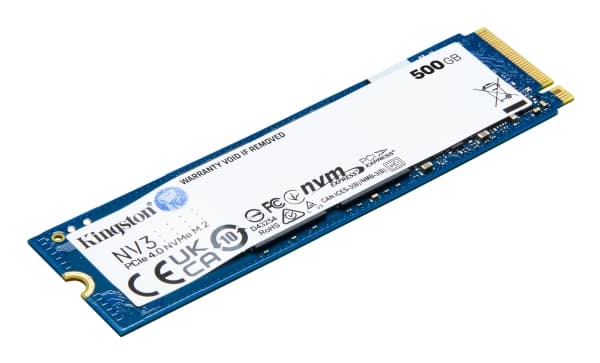 Kingston NV3 - SSD - 500 GB - inbyggd - M.2 2280 - PCIe 4.0 x4 (NVMe)
