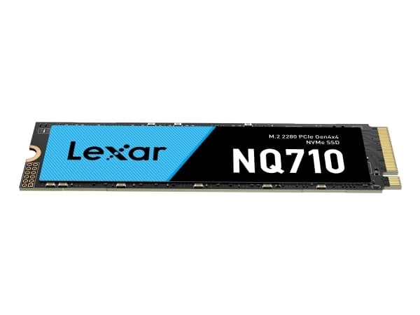 SSD|LEXAR|NQ710|2TB|Jäähdytyslevy M.2|PCIe Gen4|NVMe|Kirjoitusnopeus 4000 Mt/sek|Lukunopeus 5000 Mt/sek|TBW 680 TB|MTBF 150000 tuntia|LNQ710X002T-RNN