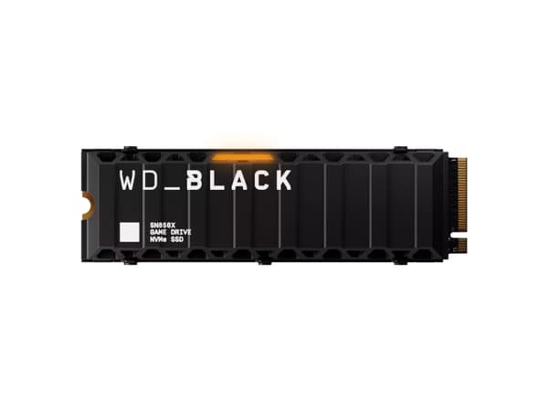 WD_BLACK SN850X WDS400T2XHE - SSD - kryptert - 4 TB - intern - M.2 2280 - PCIe 4.0 x4 (NVMe) - TCG Opal Encryption 2.01 - integrert kjøle