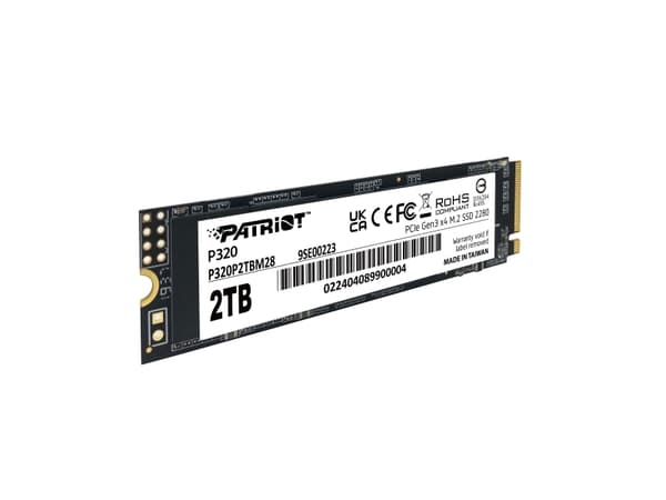 Patriot P320 - SSD - 2 TB - inbyggd - M.2 2280 - PCIe 3.0 x4 (NVMe)
