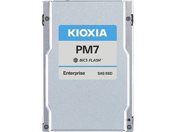 Kioxia PM7-R, 30720 GB, 2,5", 4150 MB/s, 22,5 Gbit/s.