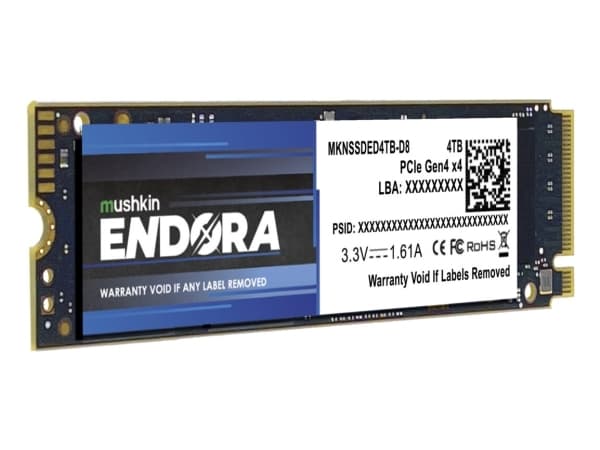 Mushkin Endora - SSD - 4 TB - intern - M.2 2280 - PCIe 4.0 x4 (NVMe)