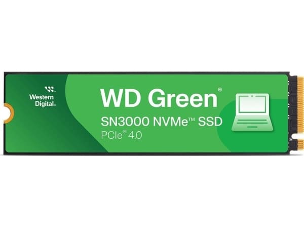 WD Green SN3000 WDS500G4G0E-00CPS0 - SSD - 500 GB - inbyggd - M.2 2280 - PCIe 4.0 x4 (NVMe)
