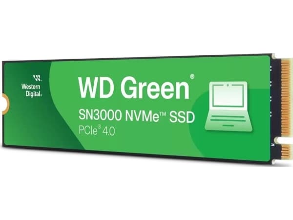 WD Green SN3000 WDS500G4G0E-00CPS0 - SSD - 500 GB - inbyggd - M.2 2280 - PCIe 4.0 x4 (NVMe)