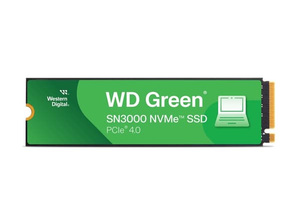 WD Green SN3000 WDS500G4G0E-00CPS0 - SSD - 500 GB - inbyggd - M.2 2280 - PCIe 4.0 x4 (NVMe)