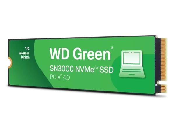 WD Green SN3000 WDS100T4G0E-00CPS0 - SSD - 1 TB - inbyggd - M.2 2280 - PCIe 4.0 x4 (NVMe)