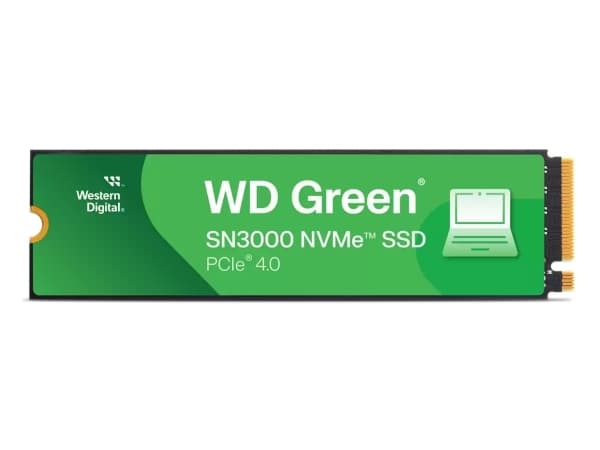 WD Green SN3000 WDS100T4G0E-00CPS0 - SSD - 1 TB - inbyggd - M.2 2280 - PCIe 4.0 x4 (NVMe)