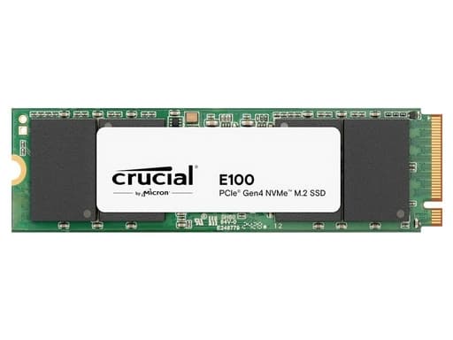 Crucial E100 - SSD - 480 GB - inbyggd - M.2 2280 - PCIe 4.0 x4 (NVMe)