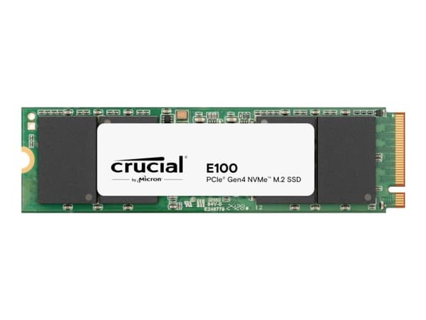 Crucial E100 - SSD - 480 GB - inbyggd - M.2 2280 - PCIe 4.0 x4 (NVMe)