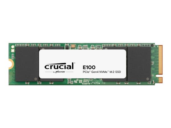 Crucial E100 - SSD - 480 GB - inbyggd - M.2 2280 - PCIe 4.0 x4 (NVMe)