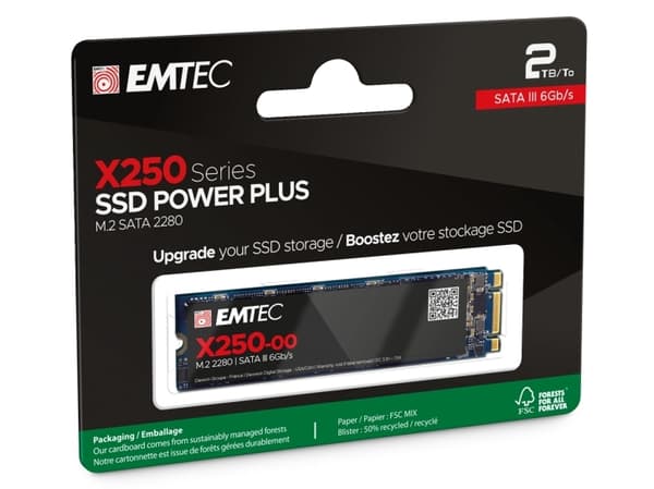 Emtec X250 2 TB M.2 Serial ATA III 3D NAND
