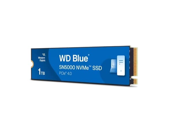 WD Blue SN5000 WDS100T4B0E - SSD - 1 TB - inbyggd - M.2 2280 - PCIe 4.0 x4 (NVMe)